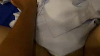 When nurse need cum on her facial