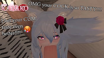 I cosplay as ganyu and beg you to cum all over my pretty face and tongue catgirl cowkini