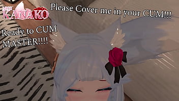 I cosplay as ganyu and beg you to cum all over my pretty face and tongue catgirl cowkini