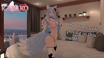 I cosplay as ganyu and beg you to cum all over my pretty face and tongue catgirl cowkini