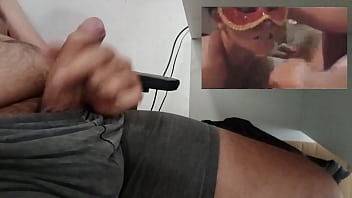 Cuckold husband cummed while thinking about hot guys with big dicks