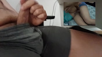 Cuckold husband cummed while thinking about hot guys with big dicks