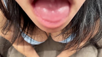 Asian tongue mouth fetish
