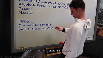 Being a dik #220 virgin nerdy girl didn't realize her panties was showing