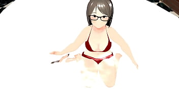 きょう 【眼鏡っ子】むっちり女子が泡風呂で隠しきれてないｗｗｗ【タオルなし】