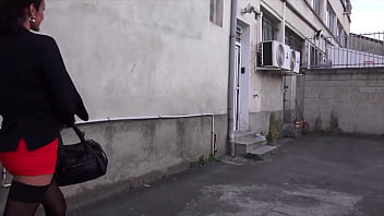 The manager sodomizes his future secretary in the warehouse