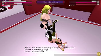 Helena vs yasmina kinky fight club sexfight lesbian strap on