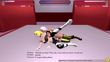 Helena vs yasmina kinky fight club sexfight lesbian strap on