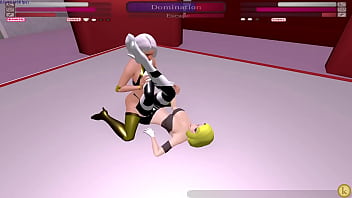 Helena vs yasmina kinky fight club sexfight lesbian strap on