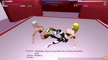 Helena vs yasmina kinky fight club sexfight lesbian strap on