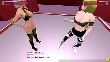 Helena vs yasmina kinky fight club sexfight lesbian strap on
