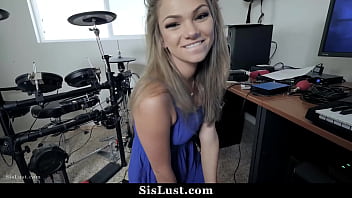 Athena faris and stepbro cure their hangovers with a fuck sislust