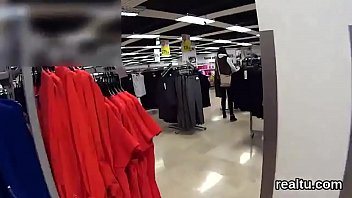 Ravishing czech nympho gets seduced in the supermarket and plowed in pov