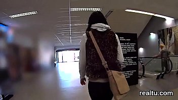 Ravishing czech nympho gets seduced in the supermarket and plowed in pov