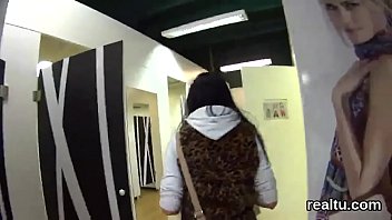 Ravishing czech nympho gets seduced in the supermarket and plowed in pov