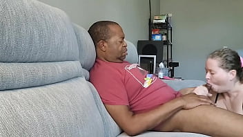 Fucking on the sofa part 2