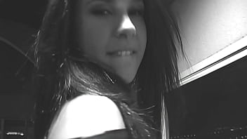 Tonight she's partying with a hung stud starting out on the balcony before moving