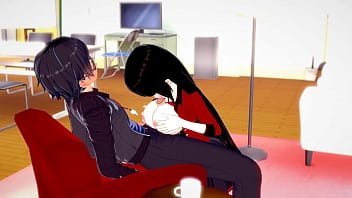 Hot girl jabami yumeko fucks guy until they both cum