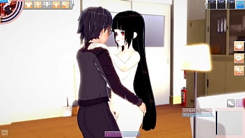 Hot girl jabami yumeko fucks guy until they both cum