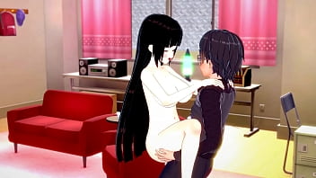 Hot girl jabami yumeko fucks guy until they both cum