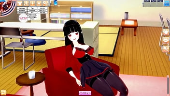 Hot girl jabami yumeko fucks guy until they both cum