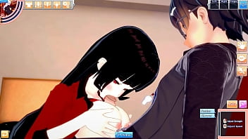 Hot girl jabami yumeko fucks guy until they both cum