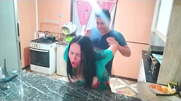 When you have a wife who loves sex you fuck her everywhere sex in the kitchen