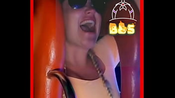 Squeezing out of the shirt like a sausage out of the skin