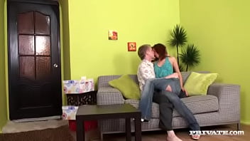 Teen girlfriend eva gets some hard dick in her pussy and ass