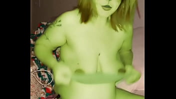 Pregnant mrs grinch looking for a who packing a big present don’t tell my husband