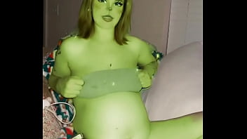 Pregnant mrs grinch looking for a who packing a big present don’t tell my husband