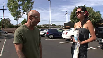 Laurie vargas drinks sperm out of his thick dick after she cums on it