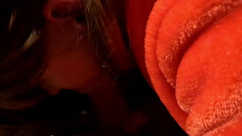 Milf came over to cuddle in fleece robe but i knew she wanted a mouthful