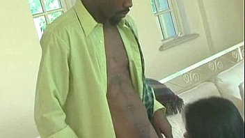 Tight white lingerie teen takes big black dick