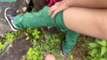 Indian school girl enjoying early morning sex with her boyfriend in jungle hindi audio