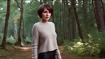 Anal sex with a tree in the forest