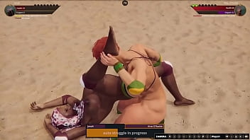 Jenah vs aine nf3d lesbian sex combat