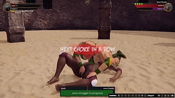 Jenah vs aine nf3d lesbian sex combat