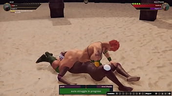 Jenah vs aine nf3d lesbian sex combat