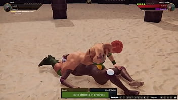 Jenah vs aine nf3d lesbian sex combat