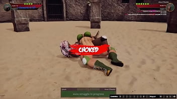 Jenah vs aine nf3d lesbian sex combat