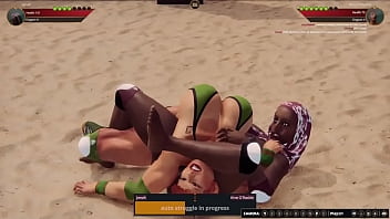 Jenah vs aine nf3d lesbian sex combat