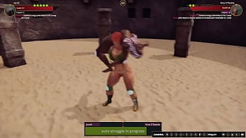 Jenah vs aine nf3d lesbian sex combat