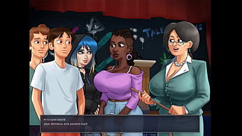 Summertime saga cap 70 mi profesora milf hace twerk para mi con su enorme culo