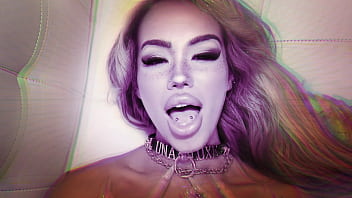 Pierced beauty luna luxe receives a hard fucking and facial