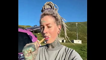 Brushing my teeth with this beautiful background what's your favorite way to start the day #morningroutine #bru