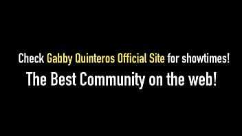 Vicky vette & gabby quinteros in lingerie perform lesbian webcam show