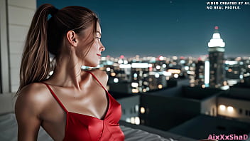 Fucking my neighbor after a date filling her pussy and cumming on her face multiple times ai generated 4k