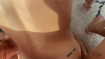 Young blonde bounces & rides her photographer before facial cumshot 18yo pov sex