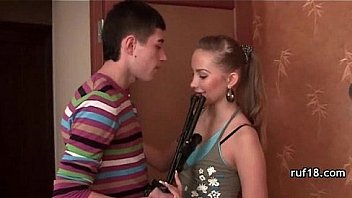 Horny dude takes control of her slave